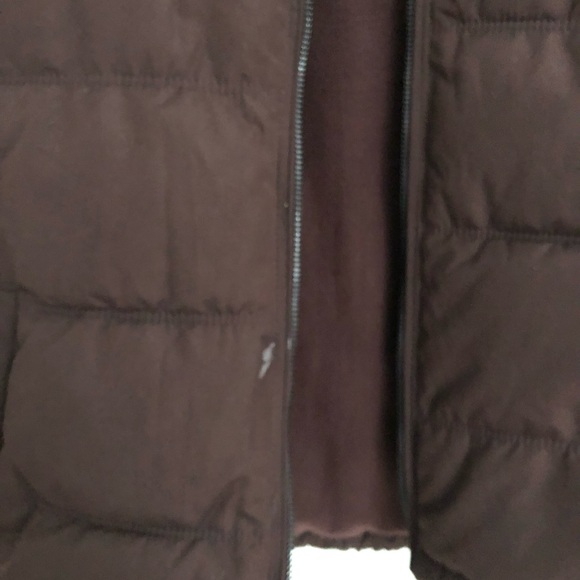 MAROON QUILTED BUBBLE VEST | OLD NAVY XS - Picture 3 of 5